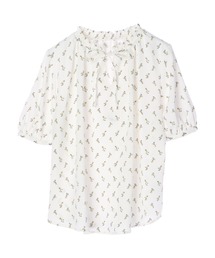 earth music&ecology | とろみ2way半袖ブラウス　＊(シャツ/ブラウス)