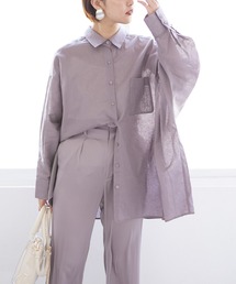 Heather | リネンモモンガＢＩＧシャツ  944776(シャツ/ブラウス)