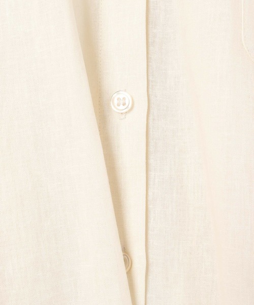 Heather（ヘザー）の「リネンモモンガＢＩＧシャツ  944776（シャツ/ブラウス・レディース・パープル/グレー/イエロー/アイボリー・FREE）」の11枚目の写真