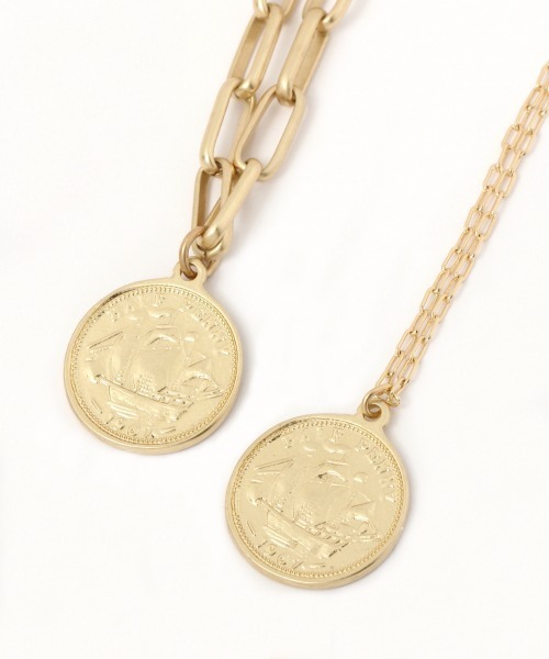 LOWRYS FARM(ローリーズファーム)の「コインネックレス 946649(ネックレス・レディース・ゴールド/シルバー系その他/ゴールド系その他/シルバー/キャメル/ブラウン/グレー系その他/ベージュ・FREE)」の16枚目の写真