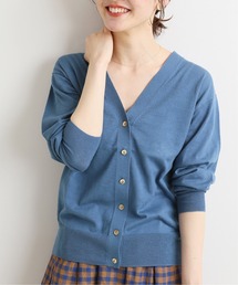 IENA | コットン麻Vネックカーディガン◆(カーディガン/ボレロ)