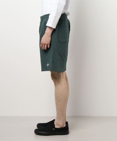 PIPING HOT FUTURE(パイピングホットフューチャー)の「TAPED SWEAT SHORT(スウェットパンツ・メンズ・グリーン・XL/S/M/L)」の2枚目の写真