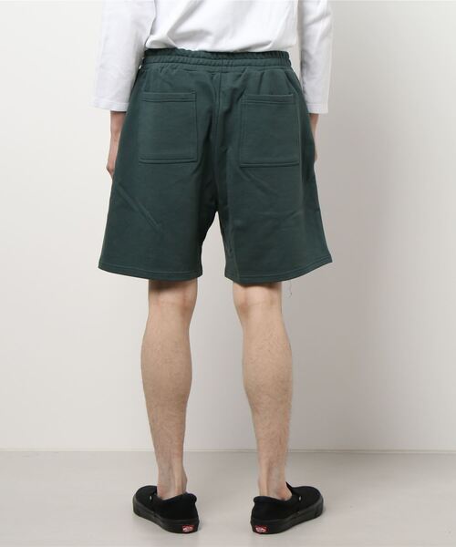 PIPING HOT FUTURE(パイピングホットフューチャー)の「TAPED SWEAT SHORT(スウェットパンツ・メンズ・グリーン・XL/S/M/L)」の3枚目の写真
