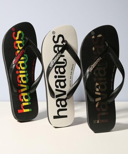 havaianas（ハワイアナス）の「havaianas (ハワイアナス) / Top Logomania サンダル ラバービーチサンダル（サンダル・メンズ・ブラック×ホワイト/ブラック×レッド/ブラック・27/28/25.5/24.5/23）」の9枚目の写真