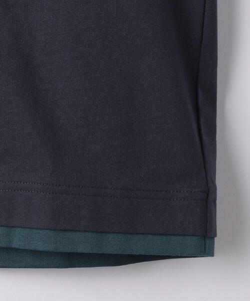 green label relaxing(グリーンレーベルリラクシング)の「OLT CSM コットン 麻 フェイクレイヤード 半袖 Tシャツ カットソー(Tシャツ/カットソー・メンズ・ネイビー/ベージュ/ライトグレー・MEDIUM/LARGE/SMALL/X-LARGE)」の14枚目の写真