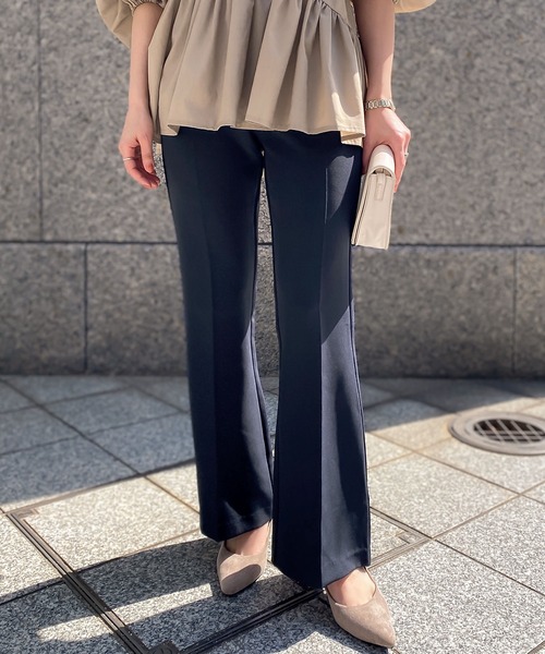 KOBE LETTUCE(コウベレタス)の「スリットorフレア2typeパンツ(その他パンツ・レディース・ブルー/ネイビー/ブラック/ピンク系その他/ブルー系その他2/ピンク・M/S/MEDIUM/SMALL)」の4枚目の写真