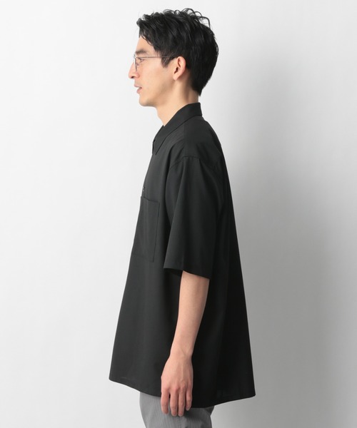 GLOBAL WORK（グローバルワーク）の「URBAN RELAXシャツ半袖(アーバンリラックスシャツ)/930705（シャツ/ブラウス・メンズ・ブラック/ネイビー/グレー系その他/ベージュ系その他・SMALL/MEDIUM/LARGE）」の17枚目の写真