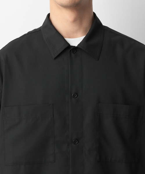 GLOBAL WORK（グローバルワーク）の「URBAN RELAXシャツ半袖(アーバンリラックスシャツ)/930705（シャツ/ブラウス・メンズ・ブラック/ネイビー/グレー系その他/ベージュ系その他・SMALL/MEDIUM/LARGE）」の19枚目の写真