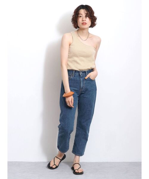 Ungrid（アングリッド）の「ワンショルダータンクトップ（タンクトップ・レディース・オフホワイト/オレンジ/ベージュ/パープル・FREE）」の19枚目の写真