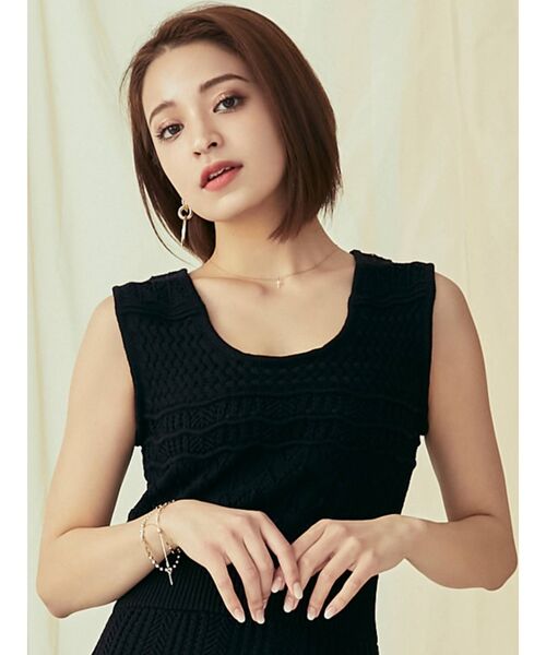 RESEXXY（リゼクシー）の「シャープチェーンバングル2点セット（バングル/リストバンド・レディース・シルバー/ゴールド・FREE）」の4枚目の写真