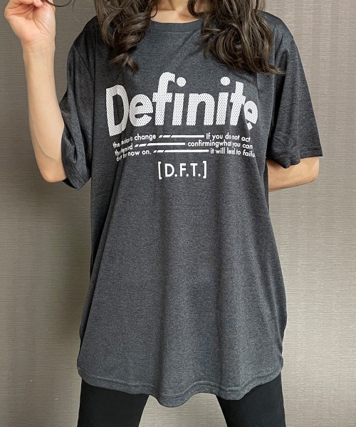 GGD（ジージーディー）の「プリントTシャツ（Tシャツ/カットソー・レディース・ホワイト系3/グリーン系1/ブラック系/ホワイト系4/グレー系1/グレー系3/ブラック系2/ピンク系2/ブラック系3/ホワイト系1/ネイビー系4/ネイビー系1/グレー系4/ブラック系1/ホワイト系2/ブルー系1/ブルー系/グレー系2/レッド系2/グリーン系2/ネイビー系2/レッド系1/ピンク系1/ネイビー系3・L/M/LL）」の8枚目の写真