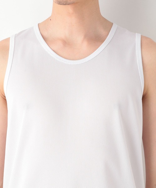 GLOBAL WORK（グローバルワーク）の「カサネギメッシュタンクトップ/944714（タンクトップ・メンズ・ホワイト/チャコールグレー/ベージュ系その他3・SMALL/MEDIUM/LARGE/X-LARGE）」の13枚目の写真