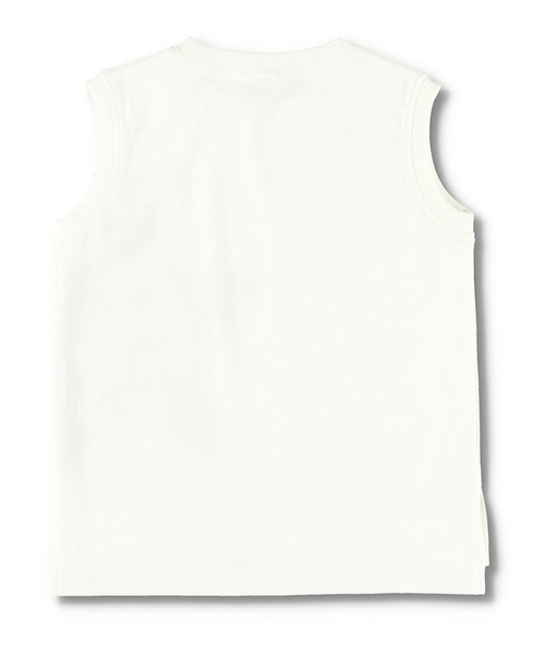 BRANSHES(ブランシェス)の「星グラフィックタンクトップ(タンクトップ・キッズ・ブラック/オフホワイト・140cm/150cm/100cm/110cm/120cm/130cm/90cm)」の4枚目の写真