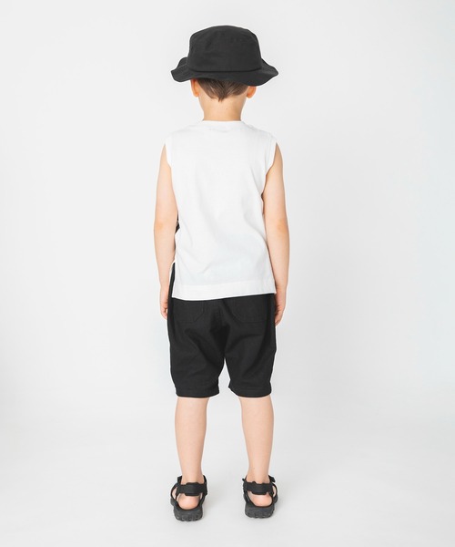 BRANSHES(ブランシェス)の「星グラフィックタンクトップ(タンクトップ・キッズ・ブラック/オフホワイト・140cm/150cm/100cm/110cm/120cm/130cm/90cm)」の10枚目の写真