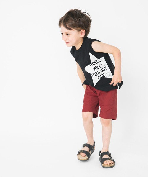 BRANSHES(ブランシェス)の「星グラフィックタンクトップ(タンクトップ・キッズ・ブラック/オフホワイト・140cm/150cm/100cm/110cm/120cm/130cm/90cm)」の14枚目の写真