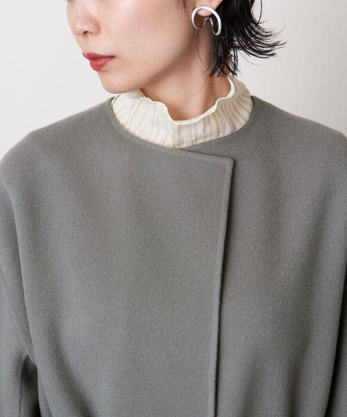 【最終値下】UGC W ダブルフェイスノーカラーコート UNITED ARROWS（ユナイテッドアローズ）の「UGC W ダブル