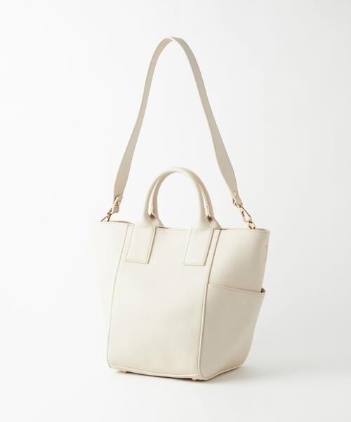 green label relaxing（グリーンレーベルリラクシング）の「DAYLY MID 2WAY バッグ（ショルダーバッグ・レディース・ホワイト/ブラック/モカ・FREE）」の18枚目の写真