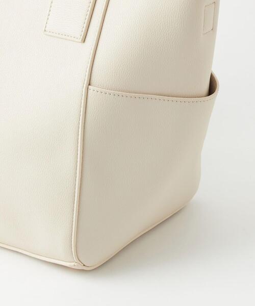 green label relaxing（グリーンレーベルリラクシング）の「DAYLY MID 2WAY バッグ（ショルダーバッグ・レディース・ホワイト/ブラック/モカ・FREE）」の7枚目の写真