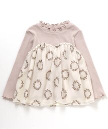 apres les cours | サークルリーフ刺繍チュニック(チュニック)