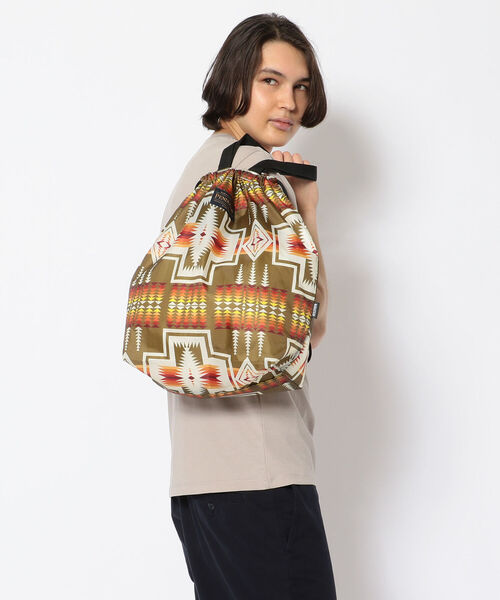 MANASTASH（マナスタッシュ）の「MANASTASH×PENDLETON/マナスタッシュ×ペンドルトン　MS PENDLETON ECO BAG　エコバッグ（トートバッグ・メンズ・ブラック/オフホワイト/カーキ・FREE）」の11枚目の写真