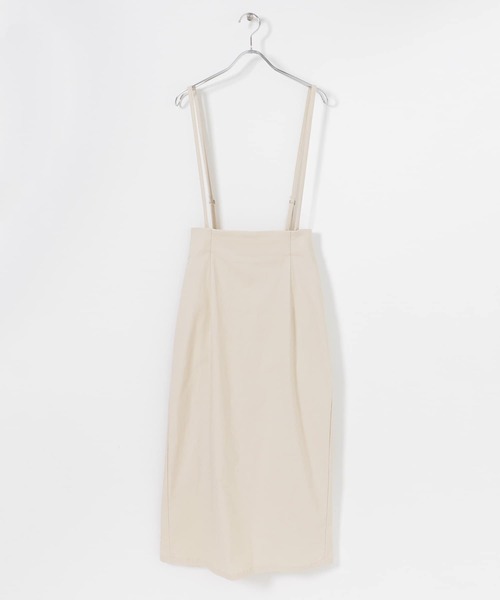 SENSE OF PLACE by URBAN RESEARCH（センスオブプレイスバイアーバンリサーチ）の「『TALLサイズあり』ストレッチサスツキハイウエストスカート（スカート・レディース・ブラウン/アイボリー/ブラック/ブルー/ベージュ・X-SMALL/SMALL/MEDIUM/TALL）」の11枚目の写真
