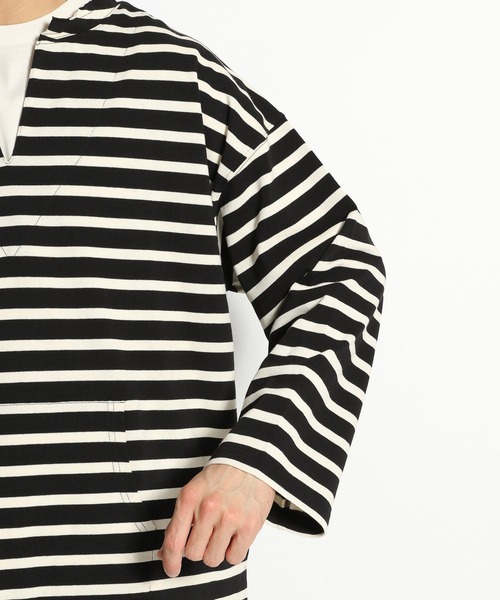 niko and...（ニコアンド）の「スタンドメキシカンパーカー（Tシャツ/カットソー・メンズ・ブラック/オフホワイト/レッド・MEDIUM/LARGE）」の11枚目の写真