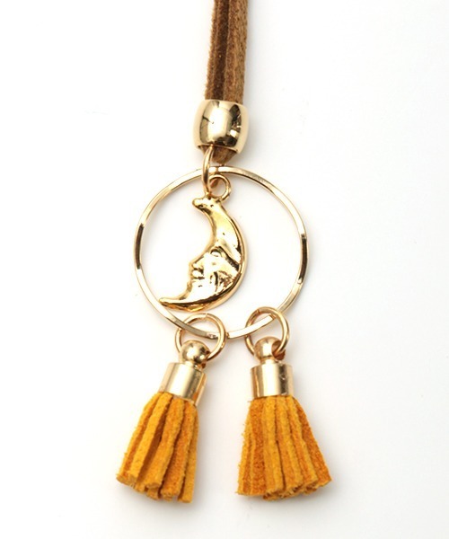 チチカカ（チチカカ）の「ムーン＆サンタッセルネックレス（ネックレス・レディース・イエロー/ワインレッド・FREE）」の10枚目の写真