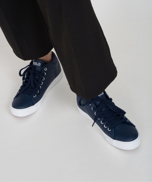 POLO RALPH LAUREN（ポロ ラルフ ローレン）の「【POLO RALPH LAUREN/ポロラルフローレン】ハイカットスニーカー HARRISON MID（スニーカー・レディース・ブラック×レッド/ホワイト×ネイビー/ネイビー×ホワイト・4.5/4/5）」の9枚目の写真