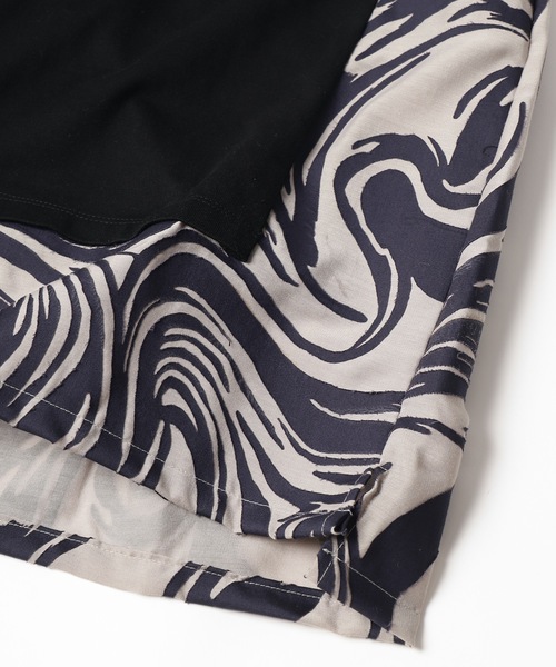 amok(アモク)の「MARBLE OPAL TEE(Tシャツ/カットソー・メンズ・ブラック/ホワイト・L/S/M)」の4枚目の写真