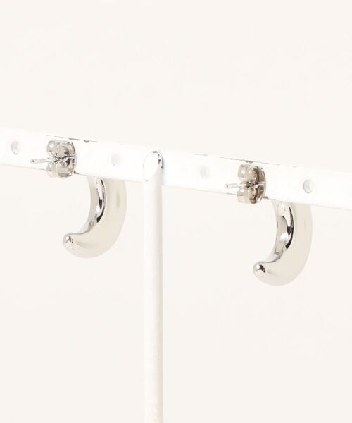 Kastane（カスタネ）の「【fiw.】ハーフムーンピアス（ピアス（両耳用）・レディース・ゴールド/シルバー・FREE）」の12枚目の写真