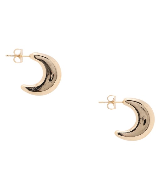Kastane（カスタネ）の「【fiw.】ハーフムーンピアス（ピアス（両耳用）・レディース・ゴールド/シルバー・FREE）」の6枚目の写真