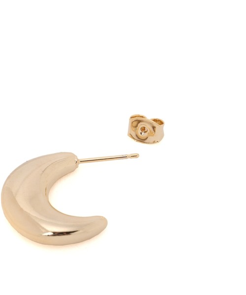 Kastane（カスタネ）の「【fiw.】ハーフムーンピアス（ピアス（両耳用）・レディース・ゴールド/シルバー・FREE）」の3枚目の写真
