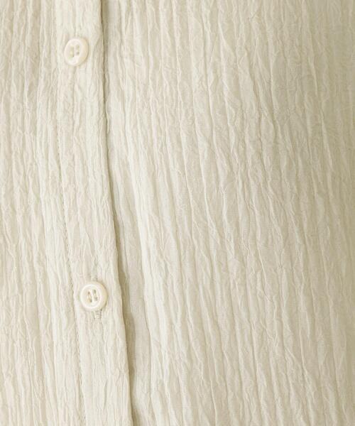 SHOO・LA・RUE(シューラルー)の「◆バンドカラースリットシャツワンピース(ワンピース・レディース・ブラック/ダークグリーン/アイボリー/ブラウン系その他2・00)」の12枚目の写真