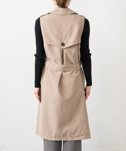 prose verse（プロズヴェール）の「トレンチライクジレ（トレンチコート・レディース・ベージュ/ネイビー・MEDIUM）」の6枚目の写真