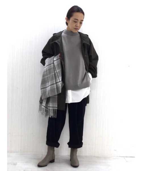 human woman（ヒューマンウーマン）の「◆１００／２ブロードシャツブラウス（シャツ/ブラウス・レディース・ホワイト/ブルー系その他3・MEDIUM）」の22枚目の写真