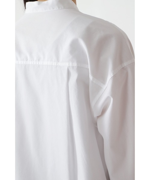 human woman（ヒューマンウーマン）の「◆１００／２ブロードシャツブラウス（シャツ/ブラウス・レディース・ホワイト/ブルー系その他3・MEDIUM）」の10枚目の写真