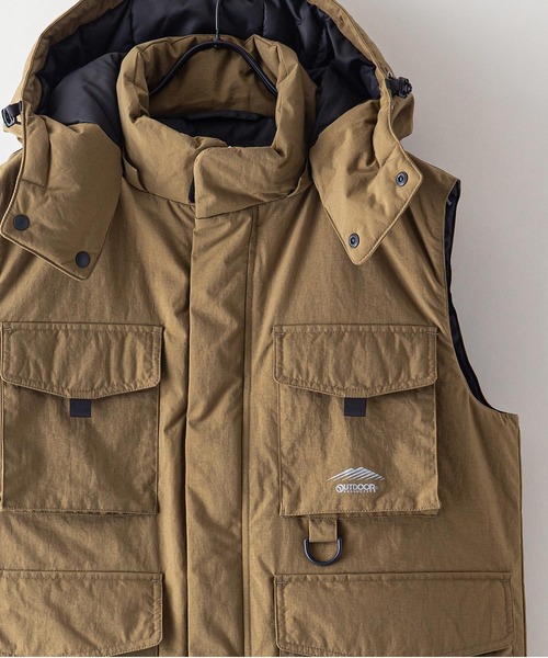 OUTDOOR PRODUCTS(アウトドアプロダクツ)の「【OUTDOOR PRODUCTS/アウトドアプロダクツ】撥水フィッシング中綿ベスト(ブルゾン・メンズ・カーキ/ブラック/ベージュ・MEDIUM/X-LARGE/LARGE)」の4枚目の写真