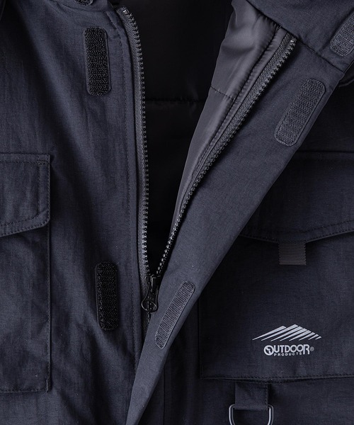 OUTDOOR PRODUCTS(アウトドアプロダクツ)の「【OUTDOOR PRODUCTS/アウトドアプロダクツ】撥水フィッシング中綿ベスト(ブルゾン・メンズ・カーキ/ブラック/ベージュ・MEDIUM/X-LARGE/LARGE)」の10枚目の写真
