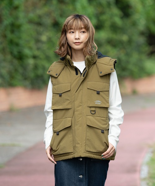 OUTDOOR PRODUCTS(アウトドアプロダクツ)の「【OUTDOOR PRODUCTS/アウトドアプロダクツ】撥水フィッシング中綿ベスト(ブルゾン・メンズ・カーキ/ブラック/ベージュ・MEDIUM/X-LARGE/LARGE)」の18枚目の写真