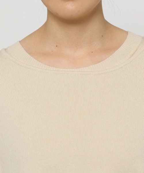 mysty woman（ミスティウーマン）の「ツインベスト・ニットワンピース 237321（ワンピース・レディース・ブラウン/オフホワイト/グリーン系その他・FREE）」の16枚目の写真