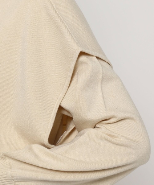 mysty woman（ミスティウーマン）の「ツインベスト・ニットワンピース 237321（ワンピース・レディース・ブラウン/オフホワイト/グリーン系その他・FREE）」の13枚目の写真