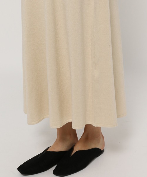 mysty woman（ミスティウーマン）の「ツインベスト・ニットワンピース 237321（ワンピース・レディース・ブラウン/オフホワイト/グリーン系その他・FREE）」の6枚目の写真