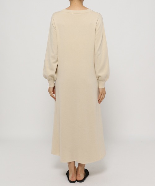 mysty woman（ミスティウーマン）の「ツインベスト・ニットワンピース 237321（ワンピース・レディース・ブラウン/オフホワイト/グリーン系その他・FREE）」の17枚目の写真