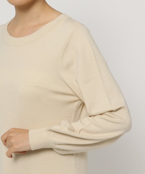 mysty woman（ミスティウーマン）の「ツインベスト・ニットワンピース 237321（ワンピース・レディース・ブラウン/オフホワイト/グリーン系その他・FREE）」の21枚目の写真