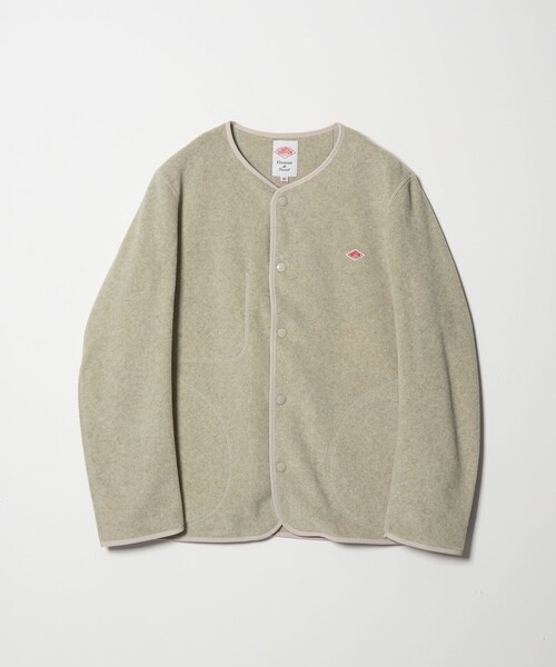 ◇たす様・専用◇DANTON　ダントン　ノーカラーフリースジャケット　34 DANTON＞フリース スナップ ジャケット（ノーカラージャケット