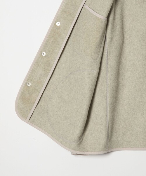 DANTON(ダントン)の「<DANTON>フリース スナップ ジャケット(ノーカラージャケット・メンズ・ブラック/ベージュ/グレー/ダークグレー/モカ/ダークグリーン/ナチュラル/オリーブ/その他1・40/38/42)」の21枚目の写真