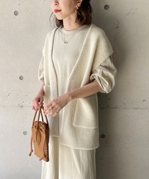 CAPRICIEUX LE'MAGE | Wフェイス圧縮ウールベスト(ベスト)