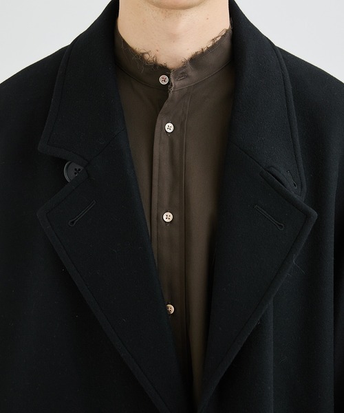 RAINMAKER(レインメーカー)の「【RAINMAKER】WRAP COAT(トレンチコート・メンズ・ブラック・3)」の4枚目の写真