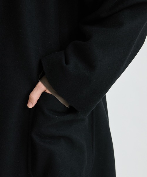 RAINMAKER(レインメーカー)の「【RAINMAKER】WRAP COAT(トレンチコート・メンズ・ブラック・3)」の14枚目の写真