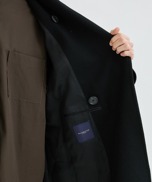 RAINMAKER(レインメーカー)の「【RAINMAKER】WRAP COAT(トレンチコート・メンズ・ブラック・3)」の6枚目の写真